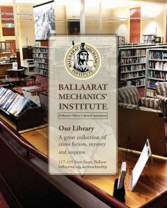 Library with book display