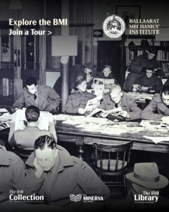 heritage photo of armed forces reading newspapers in library
