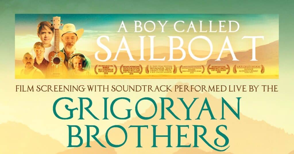 A Boy Called Sailboat film poster with Grigoryan Brothers