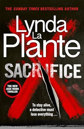 Lynda La Plante Sacrifice book cover crime thriller