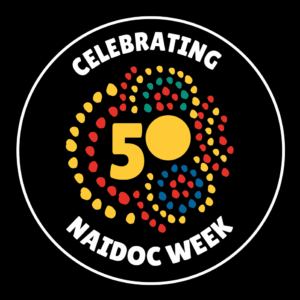 NAIDOC Week 50 Years Deadly logo, 5-12 July 2026