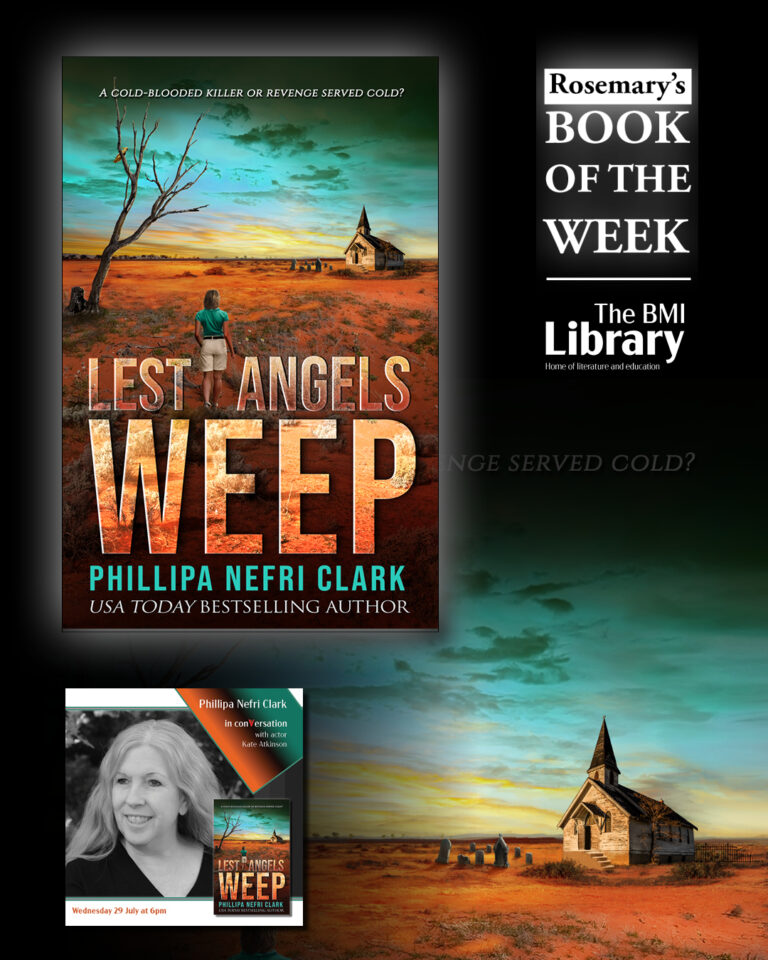 Lest Angels Weep book cover, Rosemary's Book of the Week BMI Library