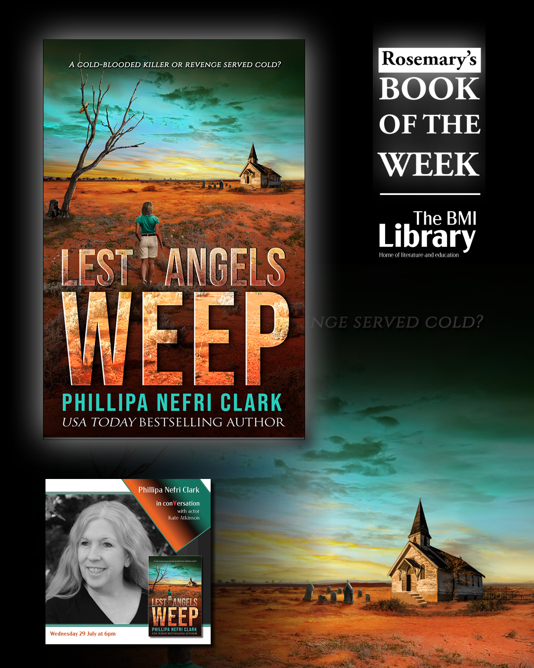 Lest Angels Weep book cover, Rosemary's Book of the Week BMI Library