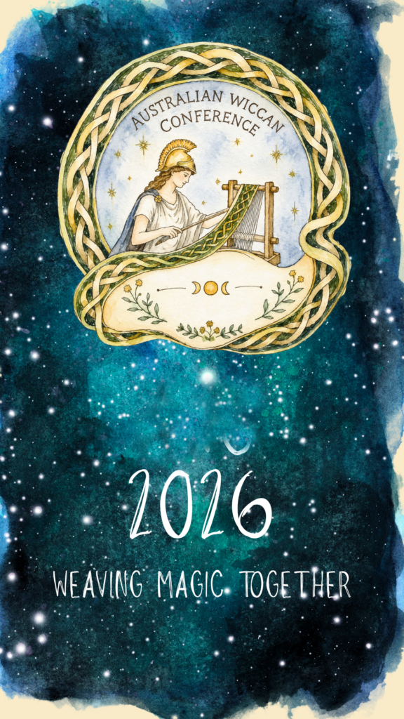 Australian Wiccan Conference 2026 Weaving Magic Together poster
