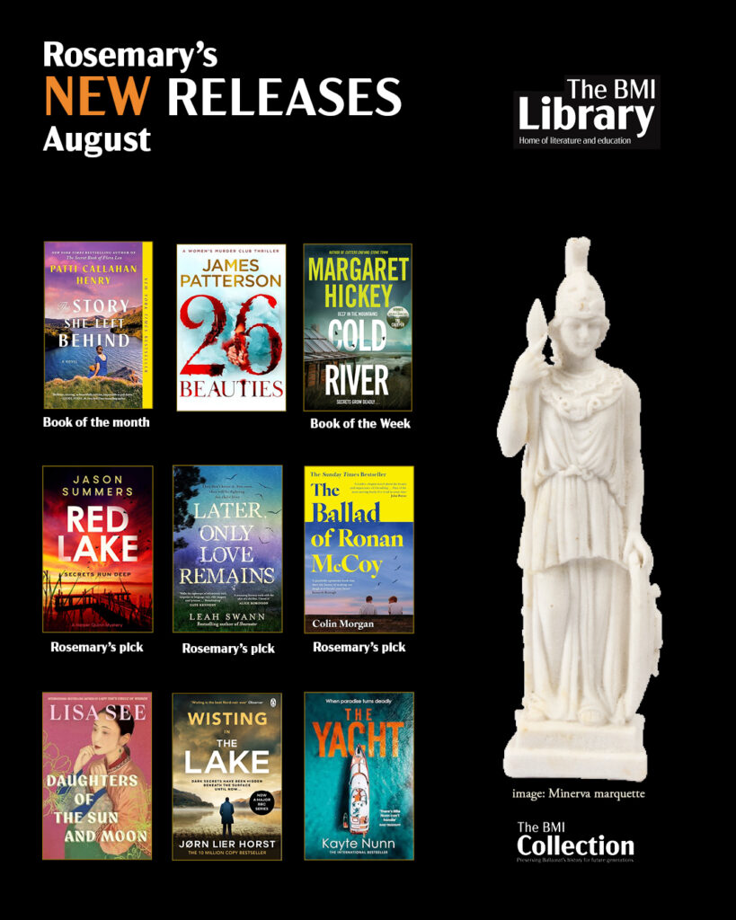 BMI Library August new book releases promotional poster