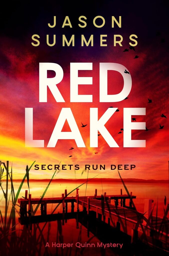 Red Lake mystery novel cover by Jason Summers