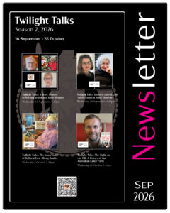 Twilight Talks Season 2 2026 newsletter event programme