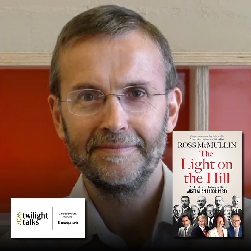 Ross McMullin author of The Light on the Hill book