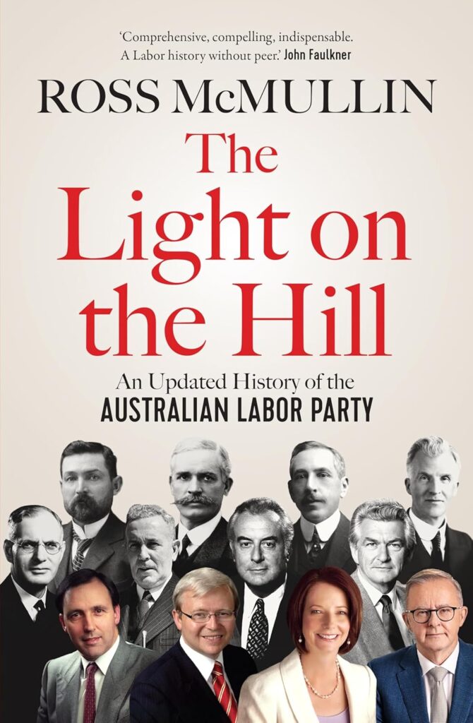 Book cover of The Light on the Hill by Ross McMullin