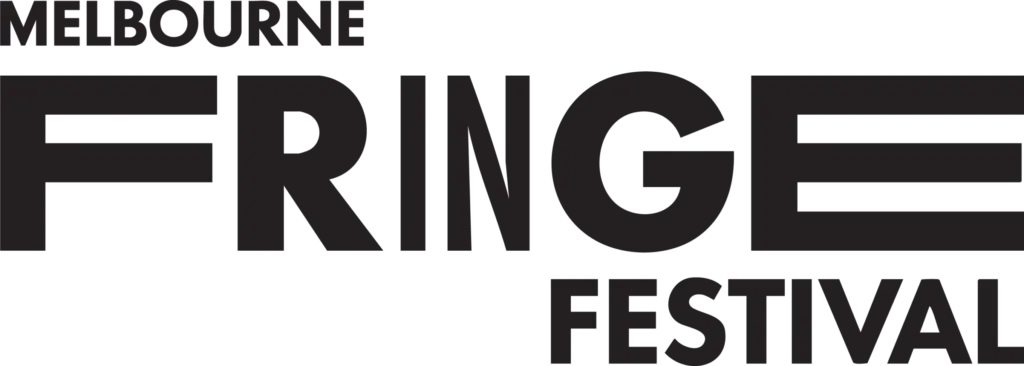 Melbourne Fringe Festival official logo in black and white
