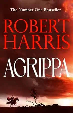 Agrippa book cover by Robert Harris, number one bestseller