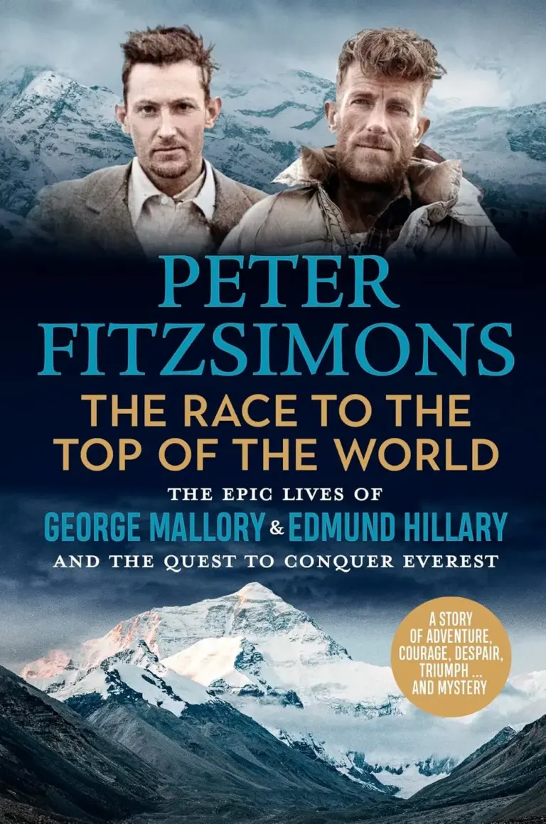 Book cover of The Race to the Top of the World by Peter FitzSimons